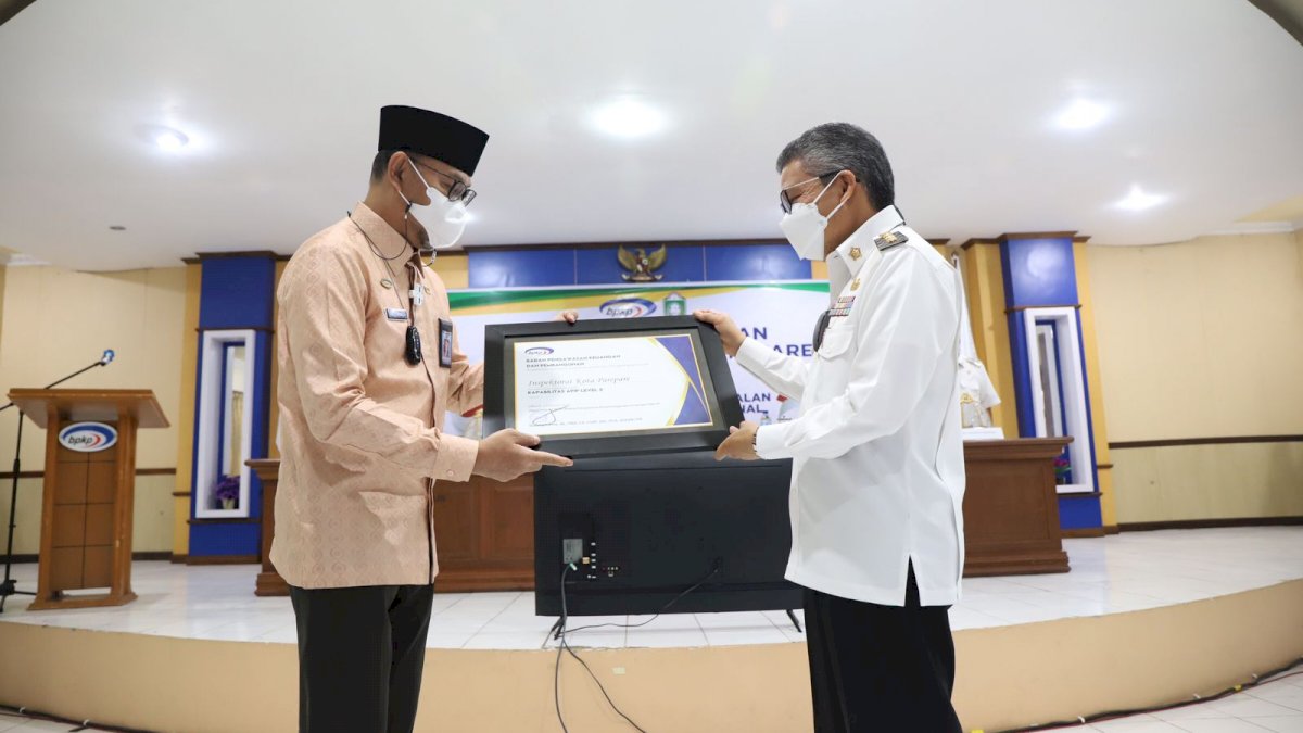 Capai Kapabilitas APIP Level 3, Pemkot Parepare Terima Penghargaan Dari BPKP