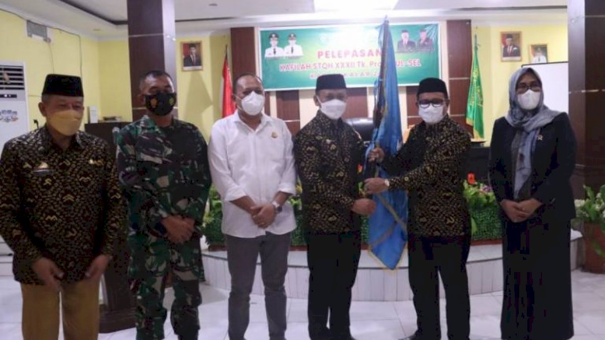 Bupati Takalar Lepas Peserta STQH ke XXXII