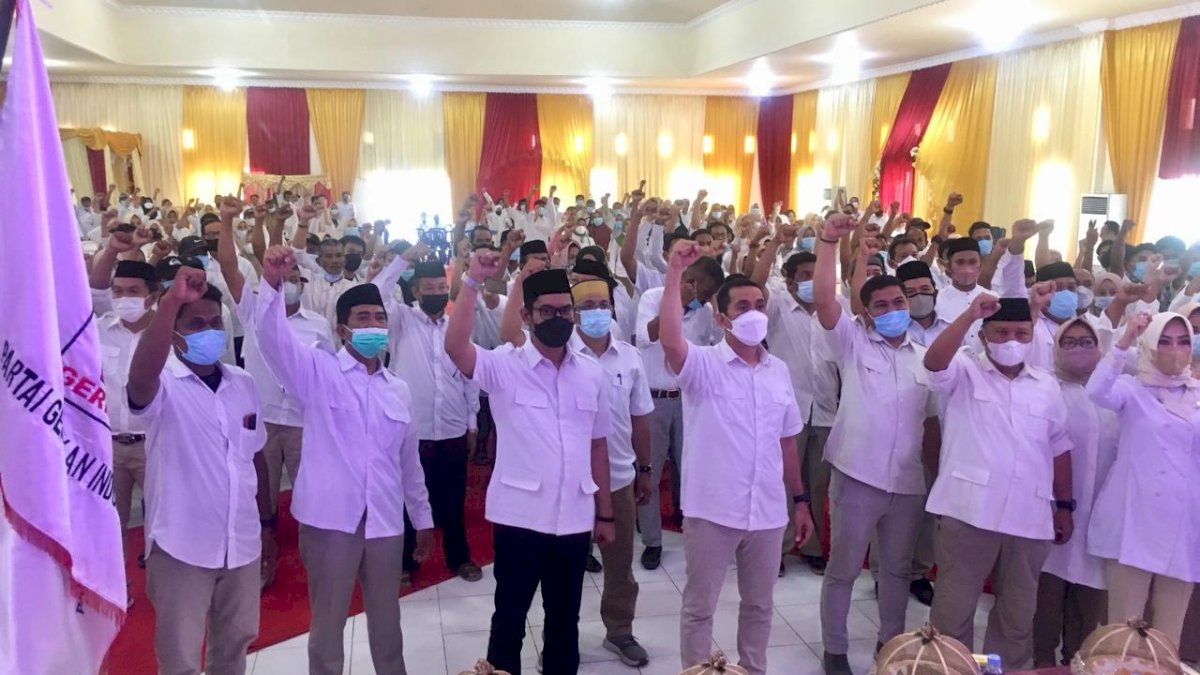 Usai Rakorda, Kamrussamad Gerak Cepat Matangkan Struktur Pemenangan Gerindra Pangkep