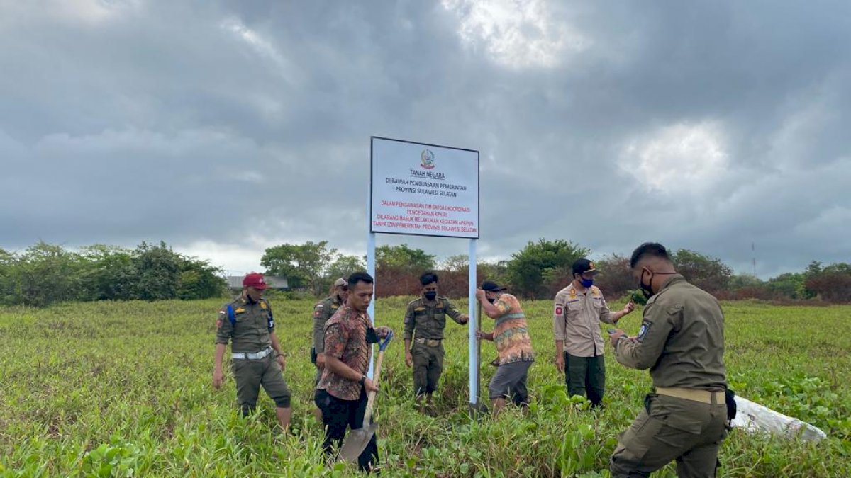 Melalui Supervisi KPK, Pemprov Sulsel Amankan Tanah Tumbuh Aset Negara