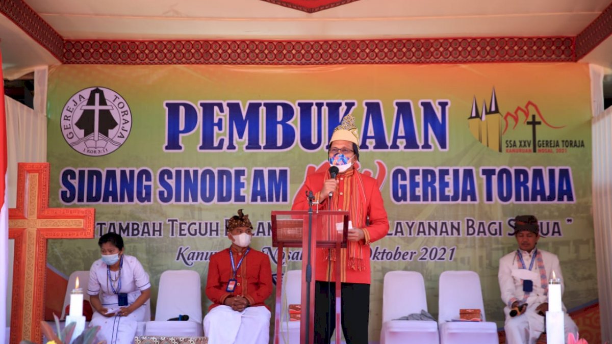 Wali kota Danny Hadiri Pembukaan Sidang Sinode AM XXV Gereja Toraja