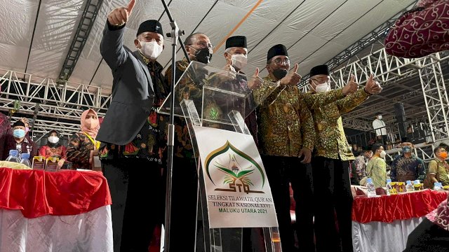 Staf Ahli Gubernur bidang Kesejahteraan Rakyat Suherman menghadiri Pembukaan seleksi Tilawatil Qur'an (STQ) tingkat nasional ke XXVI di Maluku, (Ist)