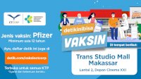 Jangan Ketinggalan, TSM Makassar Siapkan Vaksin Pfizer Gratis 25 Oktober Nanti