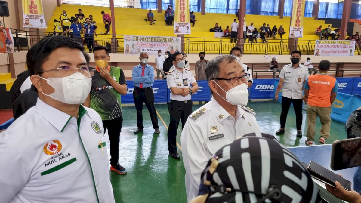 Jadi Tuan Rumah Turnamen Tenis Meja, Wawali Pangerang Rahim : Bukti Parepare Dilirik Secara Regional dan Nasional