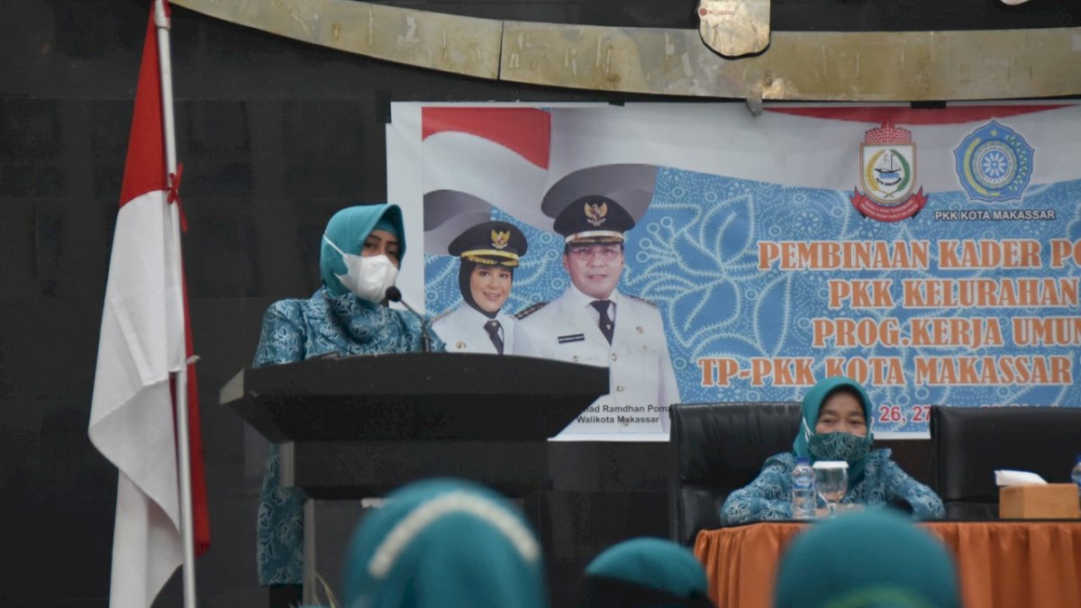 Tertib Administrasi, TP PKK Kota Makassar Gelar Pembinaan Kader Pokja