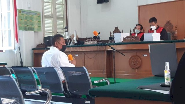 Sidang kasus Nurdin Abdullah di PN Makassar. Ist