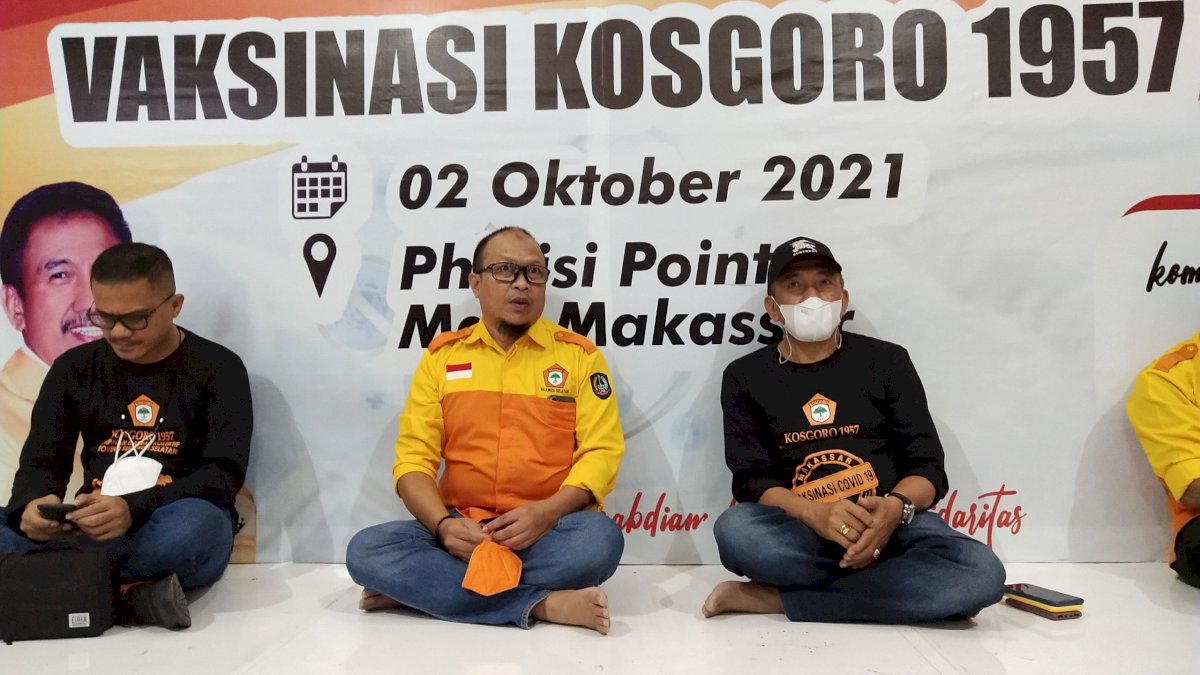 Kosgoro 1957 Sulsel Gelar Vaksinasi Massal, Target 1000 Peserta