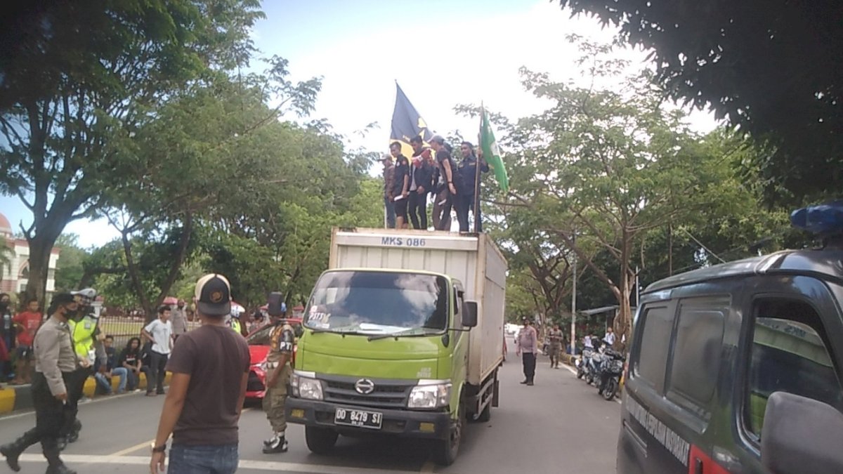 Momentum Hari Sumpah Pemuda, Demonstran Desak Kajari Jeneponto Mundur