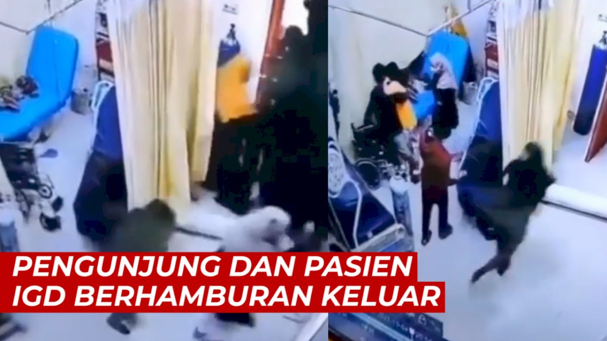 VIDEO: Tabung Oksigen Jatuh Tersenggol, Pengunjung dan Pasien IGD Berhamburan Keluar