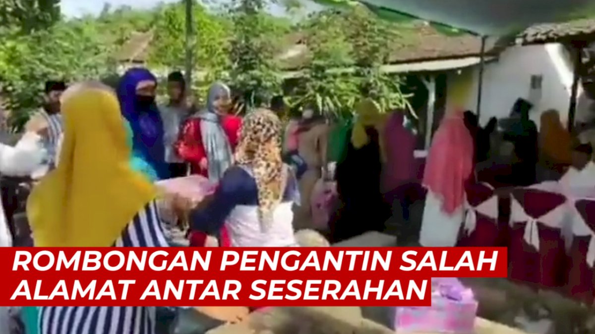 VIDEO: Terjadi Lagi, Rombongan Pengantin Salah Alamat Antar Seserahan