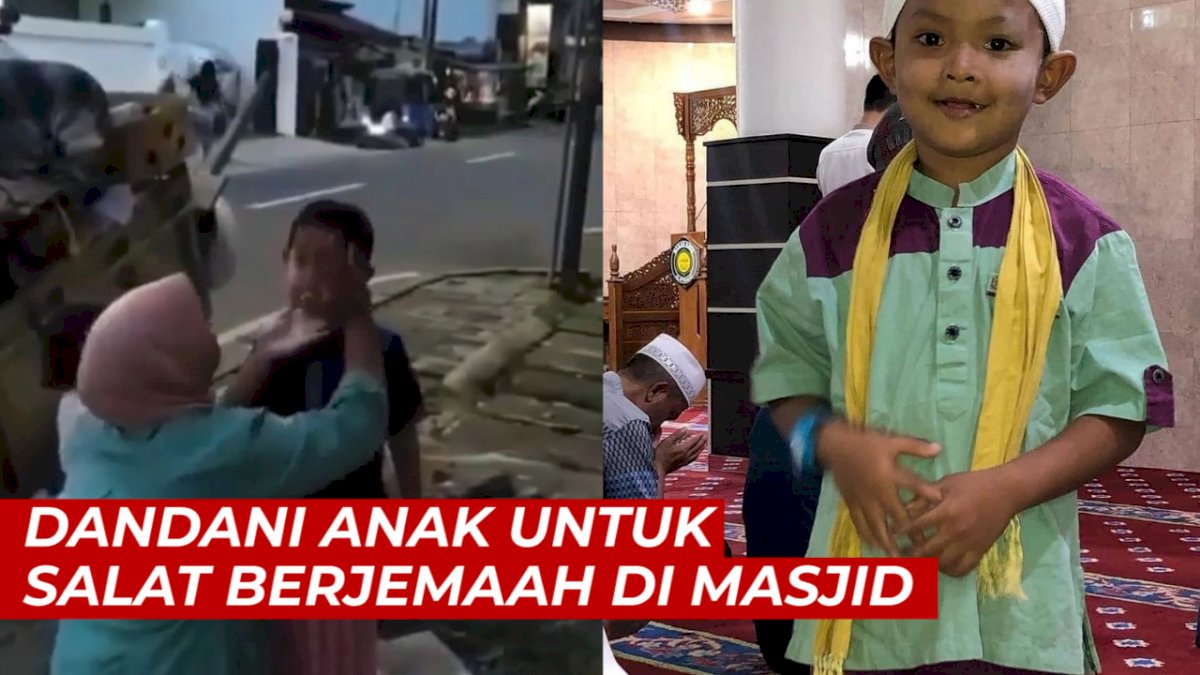 VIDEO: Kisah Pemulung Dandani Anak untuk Salat Berjemaah di Masjid, Videonya Viral
