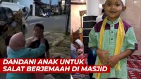 VIDEO: Kisah Pemulung Dandani Anak untuk Salat Berjemaah di Masjid, Videonya Viral