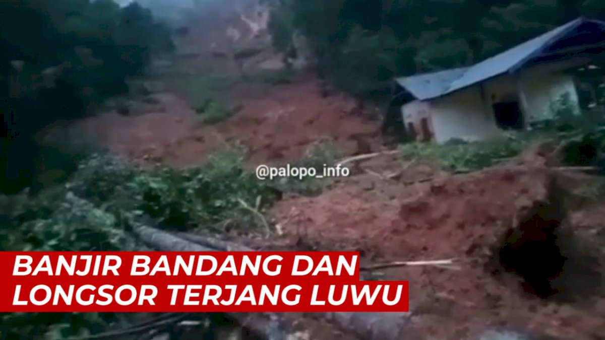VIDEO: Banjir Bandang dan Longsor Terjang Luwu