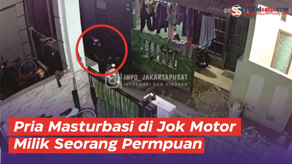 VIDEO: Viral, Seorang Pria Masturbasi di Jok Motor Milik Seorang Perempuan