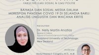 FISIP Unhas Gelar Webinar Bahas Analisis Linguistik Pemerintah New Zealand Hadapi COVID-19