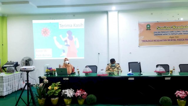 Dharma Wanita Persatuan (DWP) Kabupaten Sinjai menggelar Seminar Kesehatan. Doc. Humas Sinjai