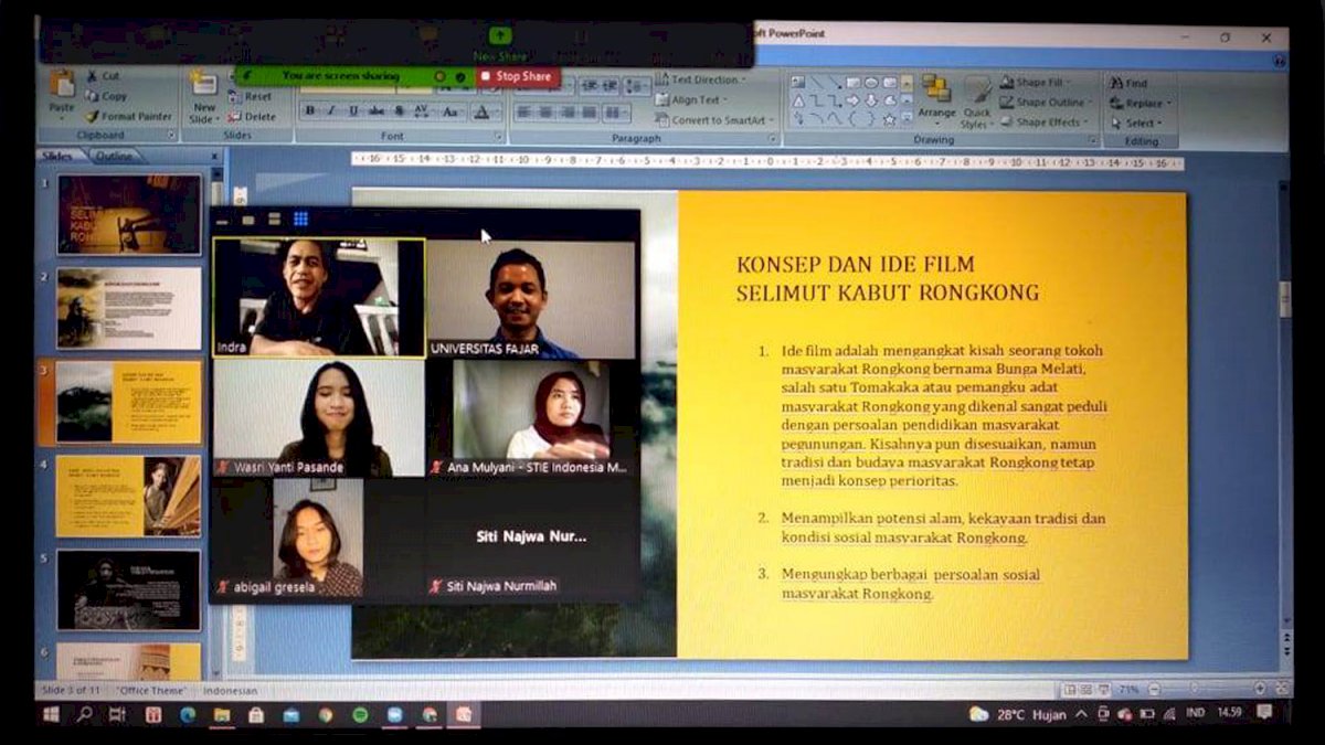 Mahasiswa Modul Nusantara Bedah Film Selimut Kabut Rongkong