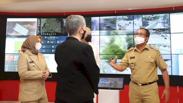 Wali Kota Makassar, Moh Ramdhan Pomanto (Danny Pomanto) menerima kunjungan Duta Besar Australia untuk Indonesia (Ist)