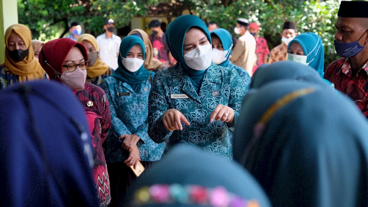PKK Gowa Grebek Vaksin Hingga ke Desa