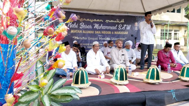 Ketua DPRD Kota Makassar Rudianto Lallo Hadiri Peringatan Maulid Nabi Muhammad, Sabtu, 06/11/2021 (Sulselsatu / Jahir Majid)