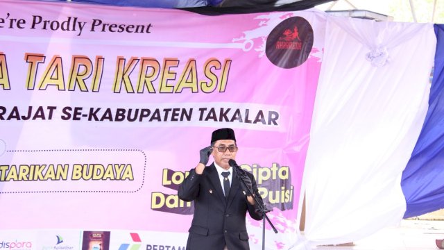 Wabup Takalar Buka Kegiatan Lomba Tari tingkat SMA di Takalar 