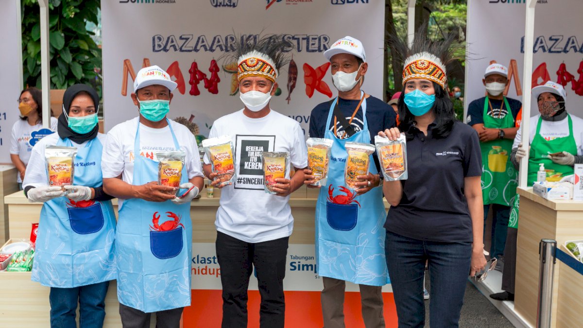 BRI Kembali Gelar Bazaar Klaster Mantriku, UMKM Binaan Dapat Sertifikat Halal