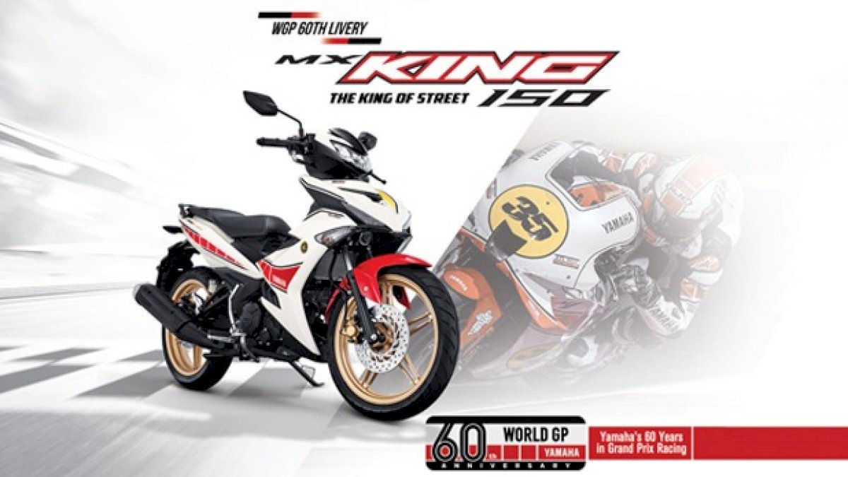 Tandai 6 Dekade Yamaha di MotoGP, MX King dan All New Aerox Luncurkan Livery Terbaru