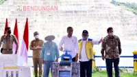 Plt Gubernur Sulsel Dampingi Jokowi Resmikan Bendungan Karalloe