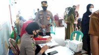 Polsek Somba Opu Gencarkan Serbu Vaksin dan Ajak Warga Patuh Prokes
