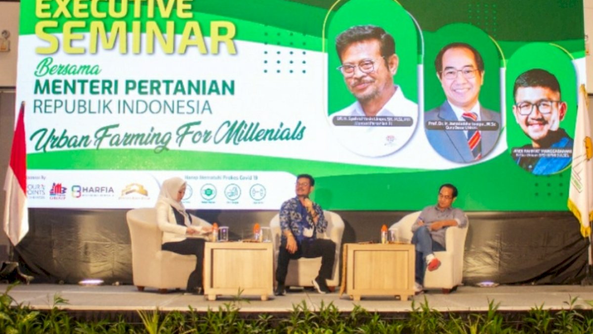 Mentan SYL Ajak Pengurus HIPMI Sulsel Jadi Pengusaha Sukses di Bidang Pertanian