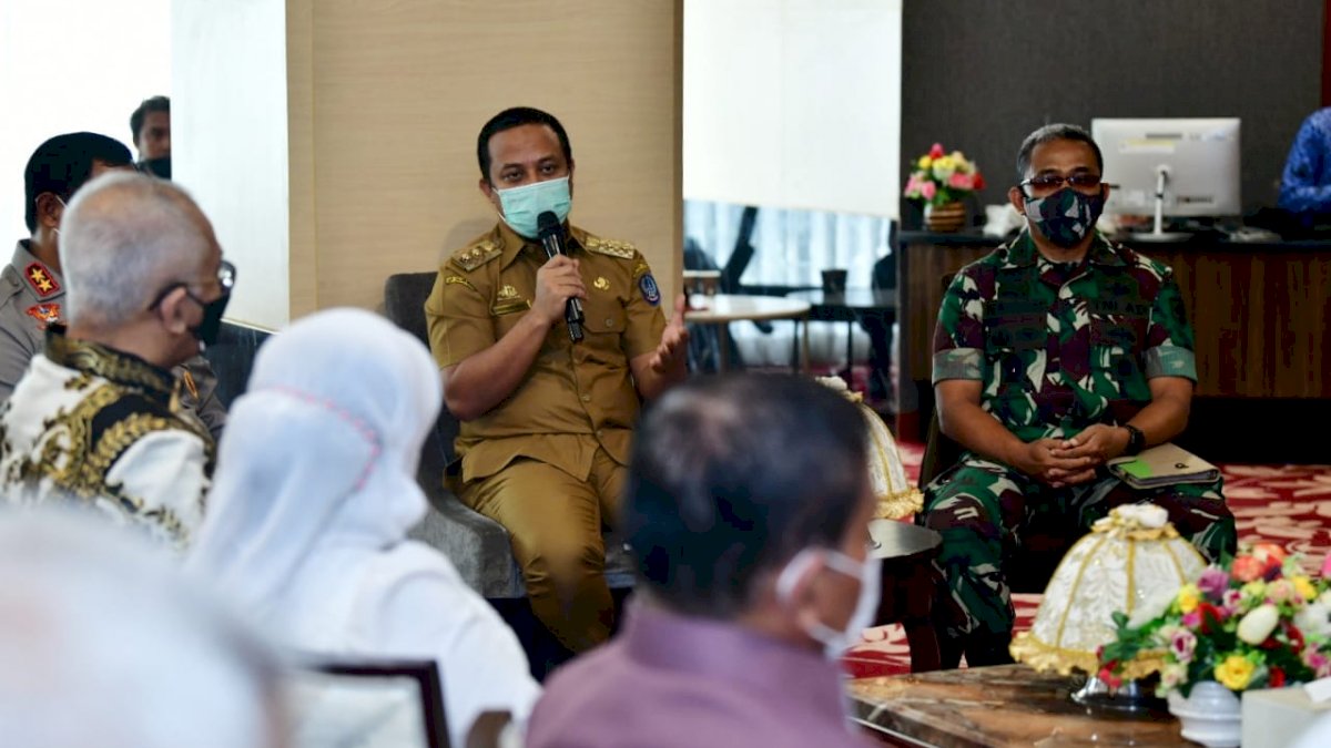 Sikapi Insiden di Asrama Mahasiswa, Plt Gubernur Sulsel Lakukan Pertemuan Bersama TNI-Polri, Ormas dan Organisasi Kepemudaan
