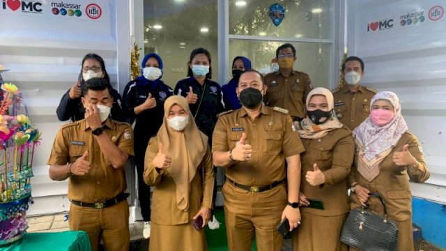 Pemkot Makassar gelar pelaksanaan vaksinasi memasuki kecamatan kelima, yakni Kecamatan Panakukang. (Ist) 