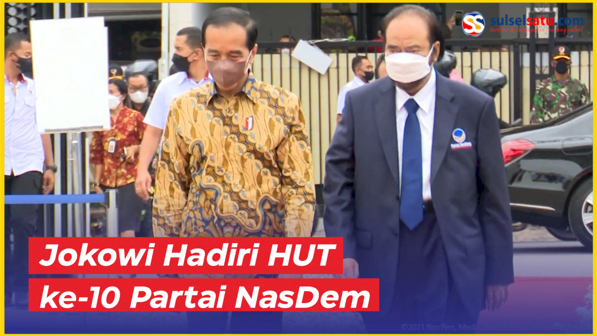 VIDEO: Jokowi Hadiri Perayaan Hari Ulang Tahun ke-10 Partai NasDem