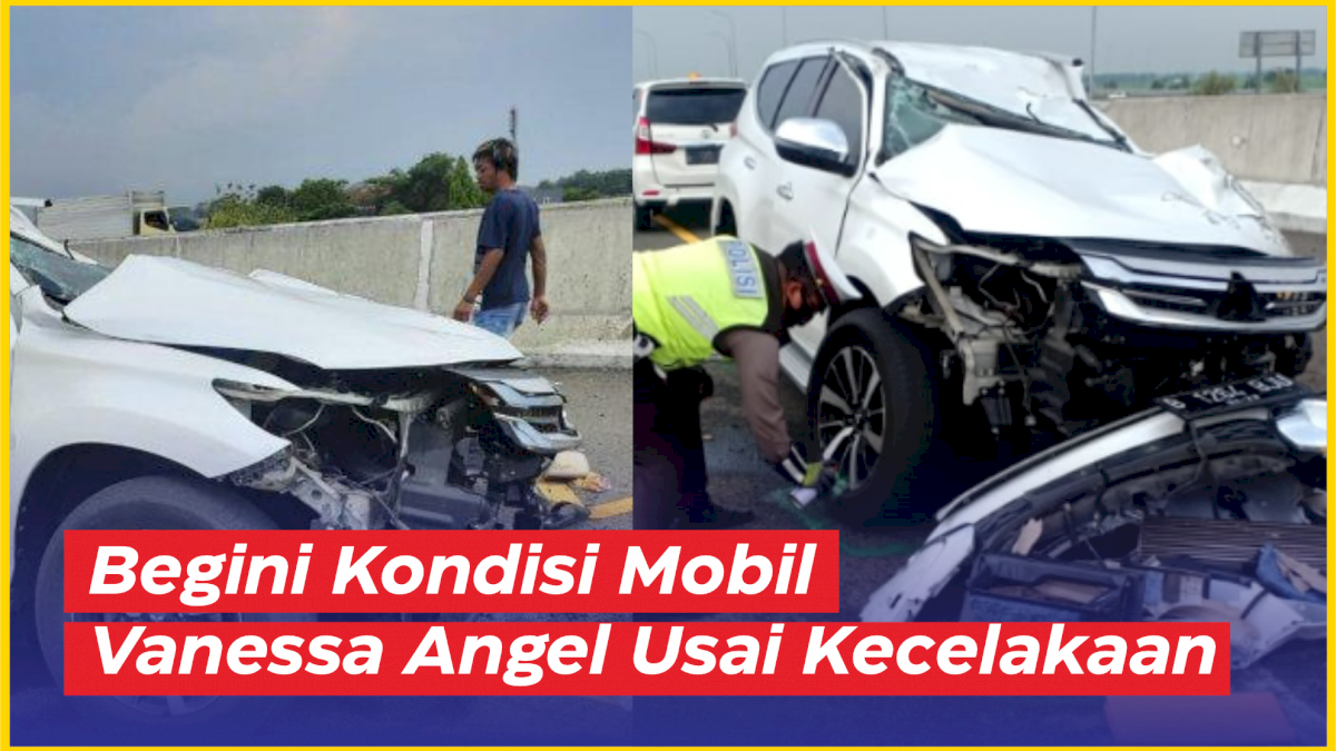 VIDEO: Begini Kondisi Mobil Vanessa Angel Usai Kecelakaan