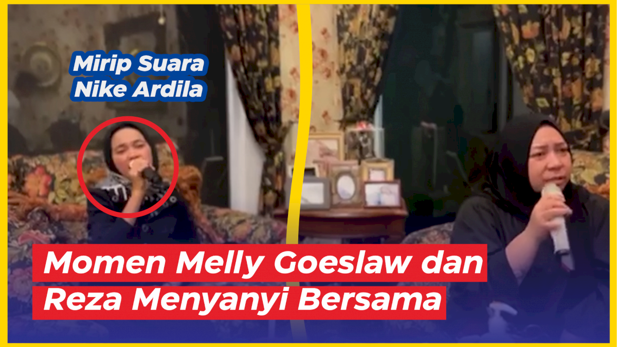 VIDEO: Momen Melly Goeslaw dan Reza Menyanyi Bersama, Suara Reza Mirip Banget Nike Ardilla