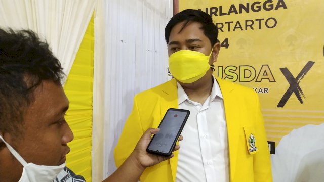 Ketua DPD II Golkar Barru Mudassir Hasri Gani. (Asrul/Sulselsatu)