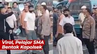 VIDEO: Viral, Pelajar SMA Bentak Kapolsek