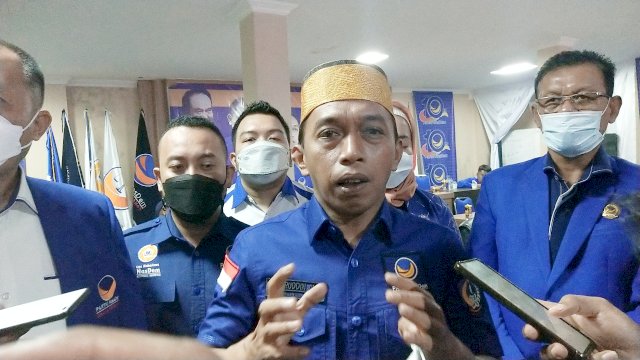 Sekretaris DPW NasDem Sulsel Syaharuddin Alrif. (Asrul/sulselsatu).