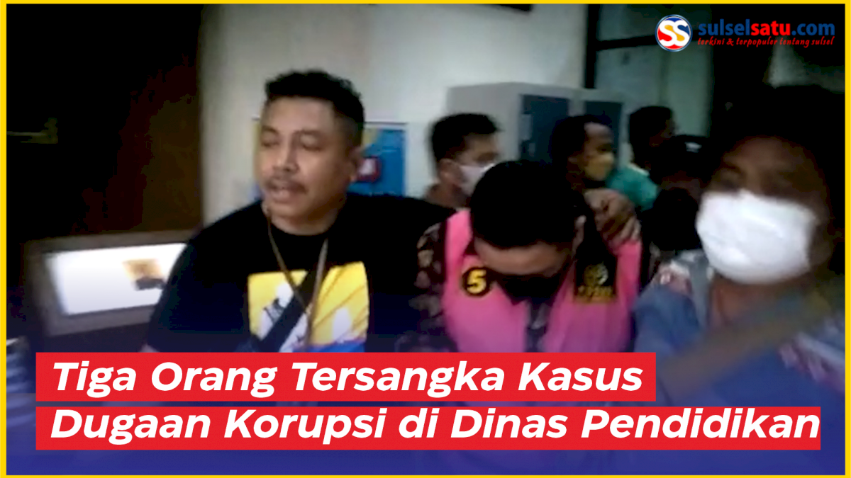 VIDEO: Kejaksaan Negeri Jeneponto Tetapkan 3 Tersangka Kasus Dugaan Korupsi di Dinas Pendidikan