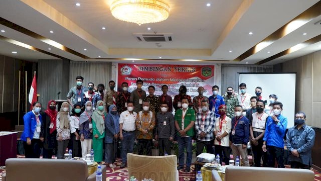 Bimtek di Aula Hotel Remcy Panakukkang Makassar pada Minggu (21/11/2021). Ist