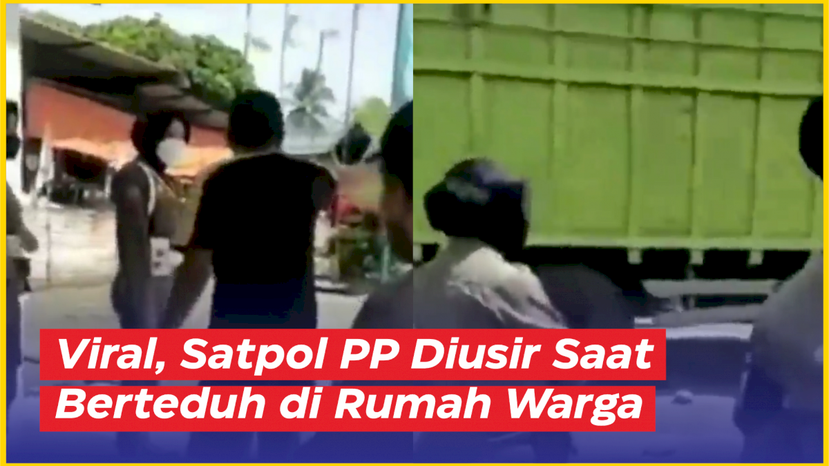 VIDEO: Viral, Satpol PP Diusir Saat Berteduh di Rumah Warga