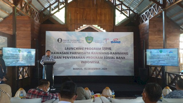 Peluncuran QRIS di Kawasan Wisata Rammang-Rammang (Sri Wahyudi Astuti / sulselsatu.com)