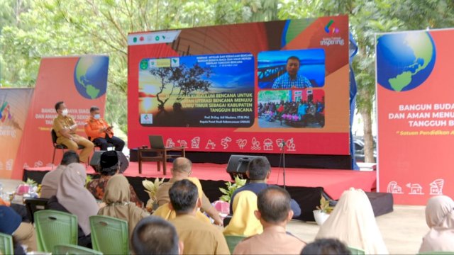 Webinar mitigasi bencana PT Vale berkolaborasi dengan Pemkab Luwu Timur dan YPS (dok. Vale)