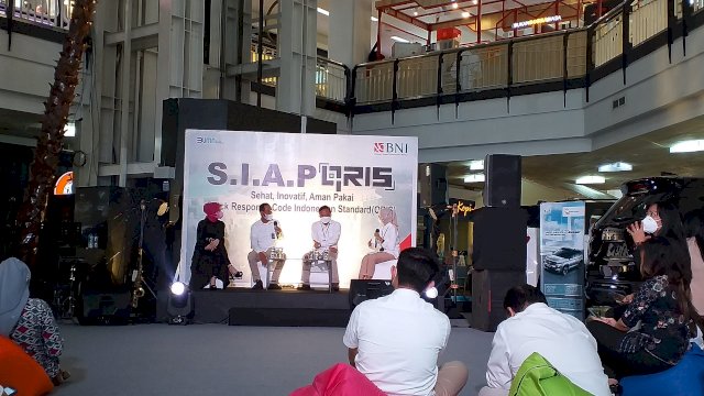 BNI Wilayah 07 dan BI Sulsel Sinergi Penggunaan QRIS di Mal (Sri Wahyu Diastuti / sulselsatu.com)
