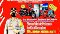 Polres Bantaeng Gelar Gebyar Vaksin COVID-19 Behadiah Sepeda Motor