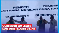 VIDEO: Viral, Gubernur Edy Jewer dan Usir Pelatih Biliar di Acara Pembagian Bonus
