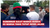 VIDEO: Gubernur Sulut Marah-marah ke Warga yang Tutup Akses Jalan