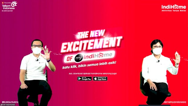 Layanan IndiHome kita bisa didapat dalam satu aplikasi myIndiHome (istimewa)