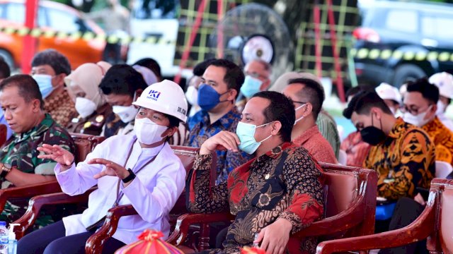 Plt Gubernur Sulsel Andi Sudirman Sulaiman Bersama Perwakilan PT IKI (Ist) 