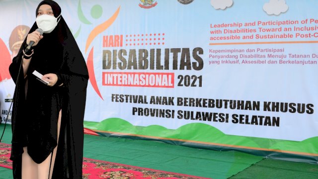 Plt Ketua TP PKK Sulsel, Naoemi Octarina Hadiri Peringatan Hari Disabilitas Internasional (Ist) 